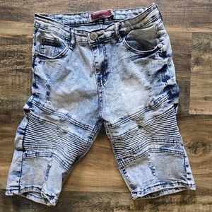 Men's Blue Denim Shorts